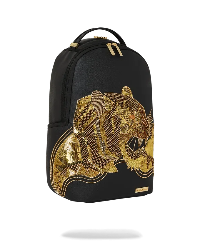 A.I.8 RUCSAK CU MOTIV DE LEOPARD AURIU DE LA AFRICAN INTELLIGENCE (DLXV)