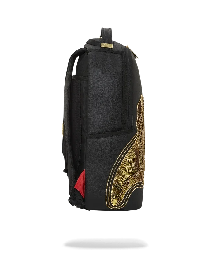 A.I.8 RUCSAK CU MOTIV DE LEOPARD AURIU DE LA AFRICAN INTELLIGENCE (DLXV)