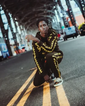 A.I.9 AFRICAN INTELLIGENCE PATH TO THE FUTURE II – PANTALONI DE JOGGING ÎN COLABORARE CU SANDFLOWER