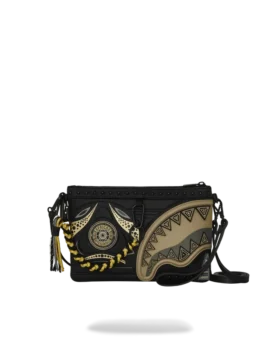 A.I. AFRICAN INTELLIGENCE SHARKS OF THE GOLD OCEAN CROSSOVER CLUTCH - COLABORARE CU SANDFLOWER