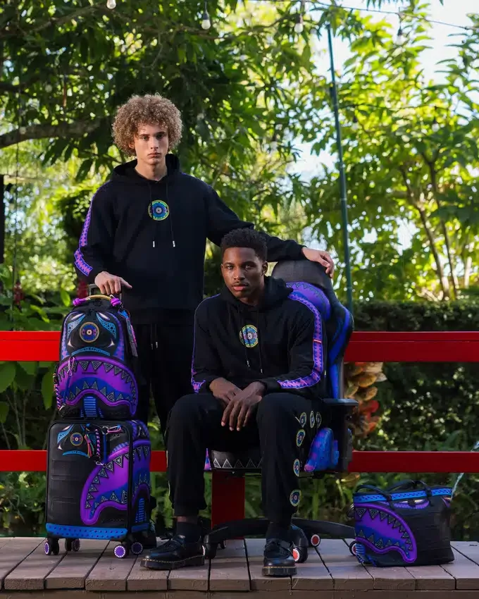 A.I. BROOKLYN & BEYOND - SANDFLOWER COLLAB IMPERIAL CARRY-ON BAGAGE