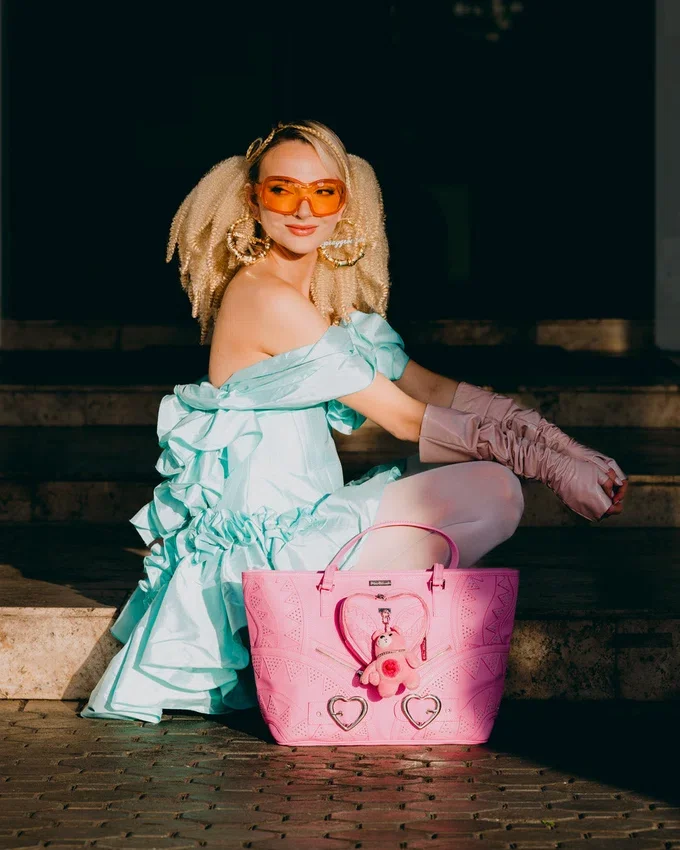 BABY BEAR BADDIE - Sacoșe TOTE HEARTBREAKER