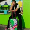 BAGAJ DE MÂNĂ CU CARCASĂ RIGIDĂ DREAMY TECHNICOLOR SHARKNAUTICS