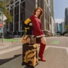 GEANTĂ MINI DE VOIAJ CU EFECT DE PICĂTURI DE DESIGNER