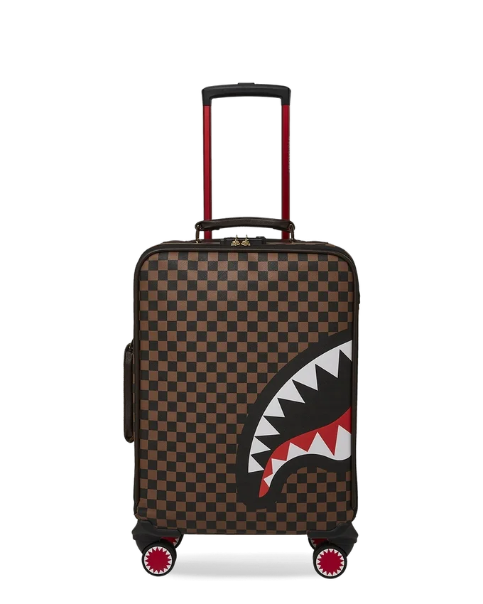 BUZUNAR EXTERIOR CU FERMOAR AURIU „SHARKS IN PARIS” – Bagaje de mână jetsetter