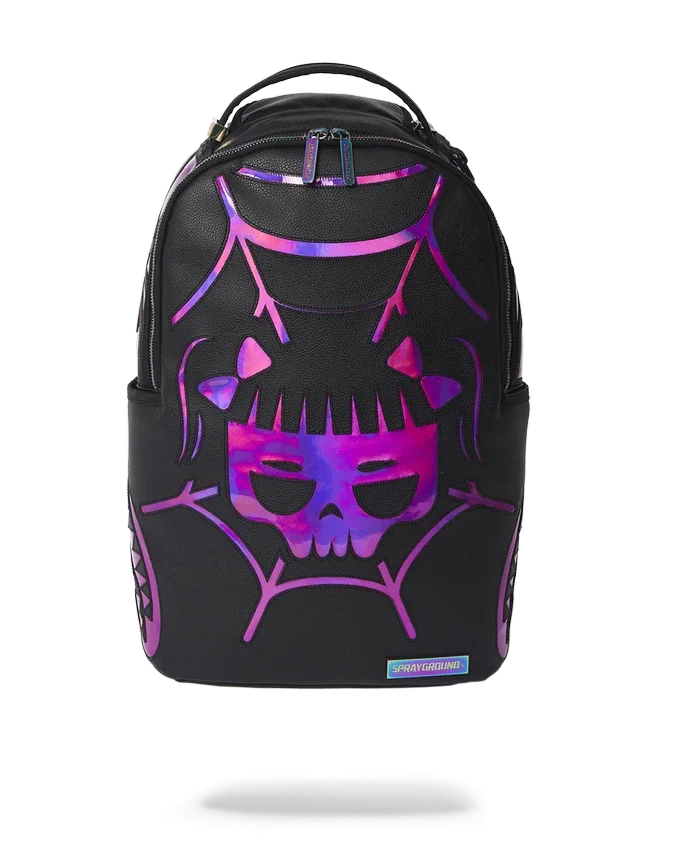CAZZU Rucsacuri IRIDESCENT CUT & SEW SPIDER SKULL Shark (DLXV)