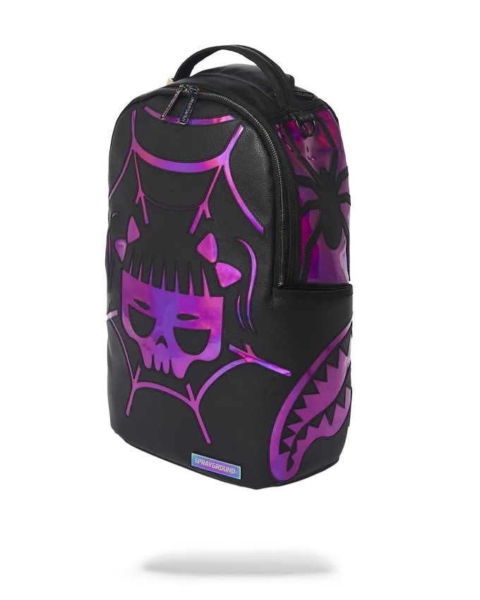 CAZZU Rucsacuri IRIDESCENT CUT & SEW SPIDER SKULL Shark (DLXV)