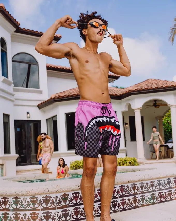 Costume De Baie OCEAN DRIP CHECK