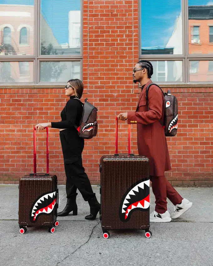 FRENZY SHARKS SHARKNAUTICS BAGAJ DE MÂNĂ CU CARCASĂ RIGIDĂ