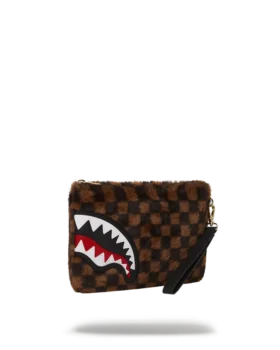 FURRR SHARKS IN PARIS CLUTCH CU LANȚ