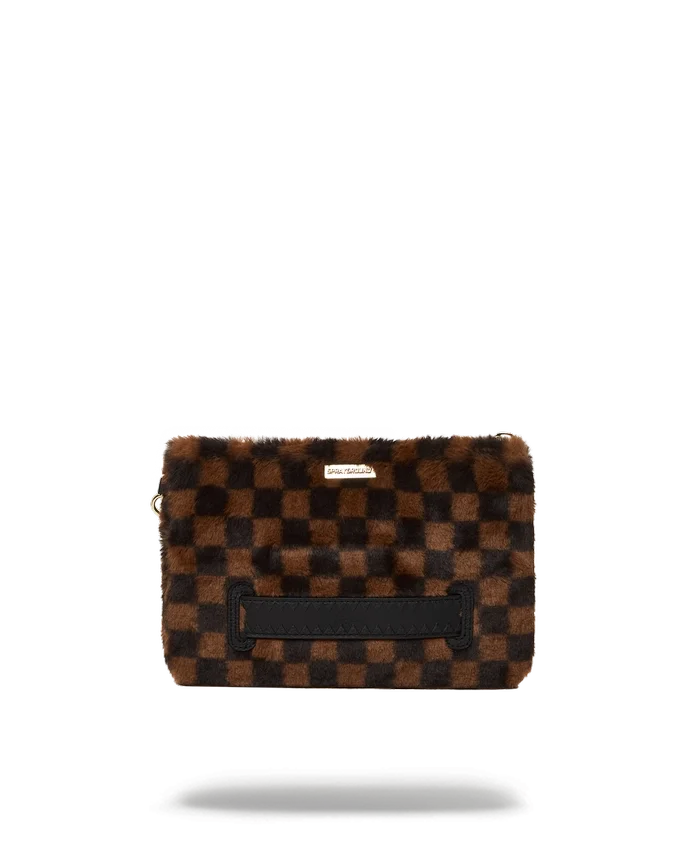 FURRR SHARKS IN PARIS CLUTCH CU LANȚ