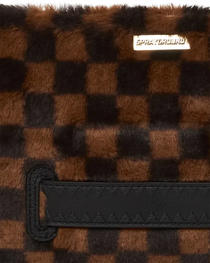 FURRR SHARKS IN PARIS CLUTCH CU LANȚ