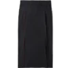 FUSTĂ LONGUETTE (NEGRU)