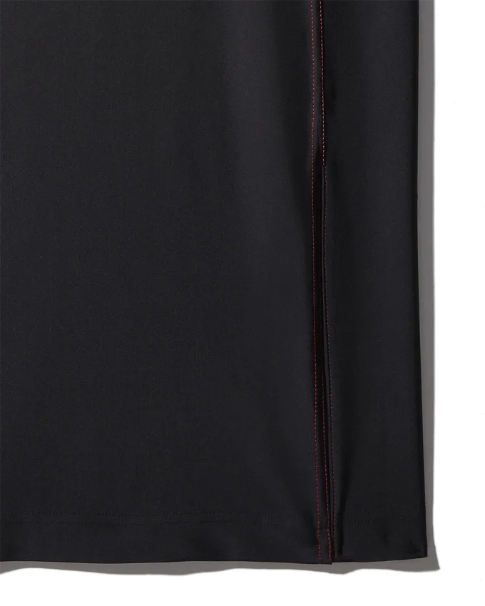 FUSTĂ LONGUETTE (NEGRU)