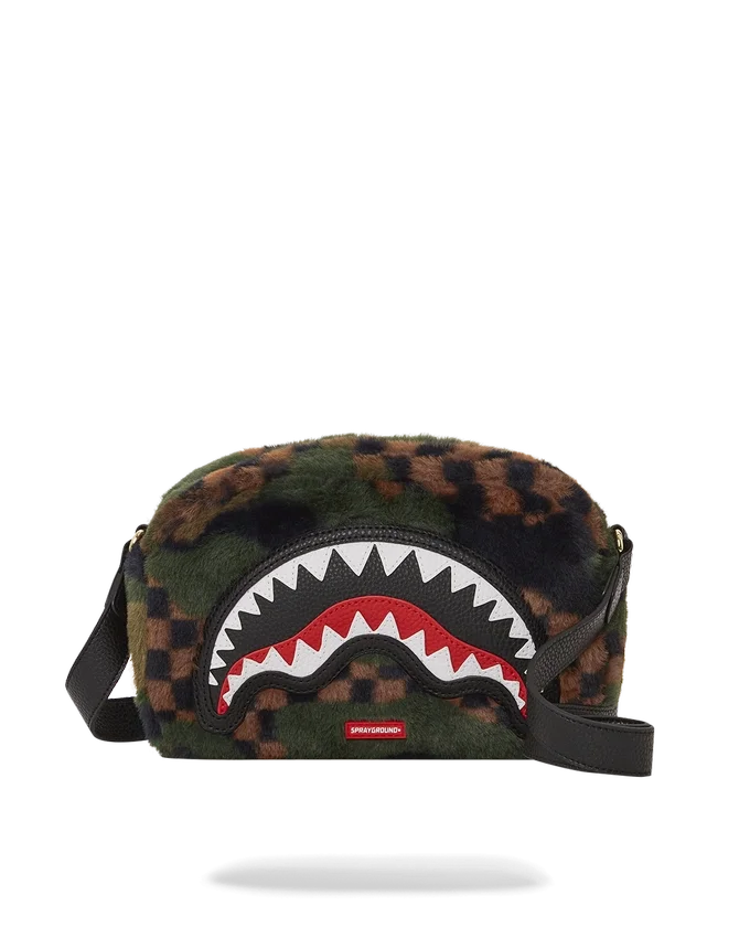 GEANTĂ DE UMĂR BIG SKY FUR SHARK GENȚĂ POȘTAȘA BRICK