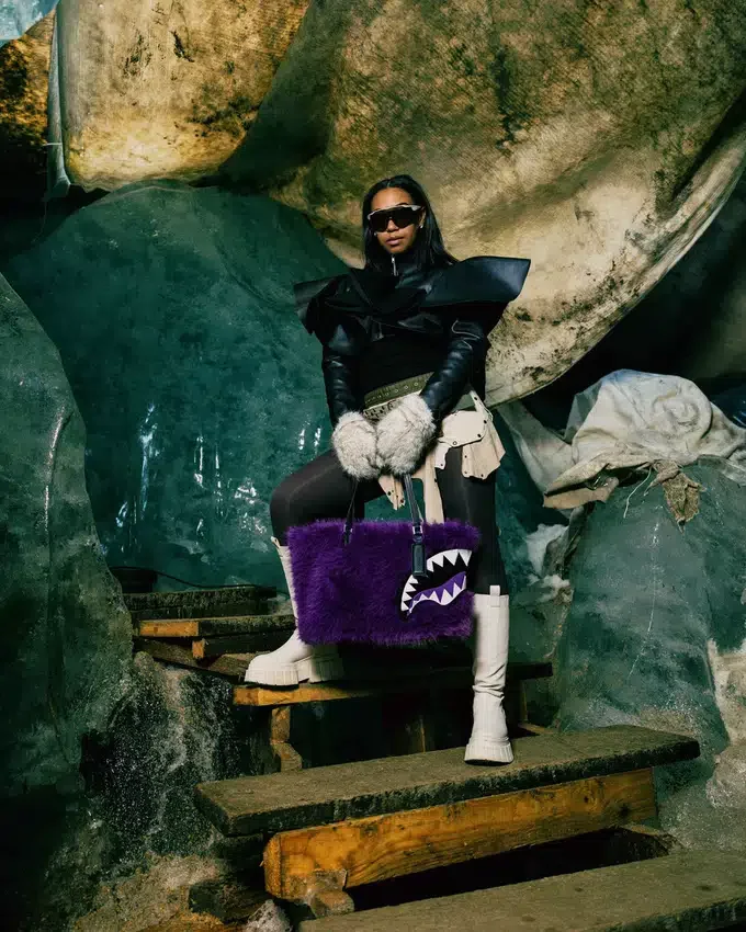 GEANTĂ FURZILLA SHARK (VIOLET) Sacoșe