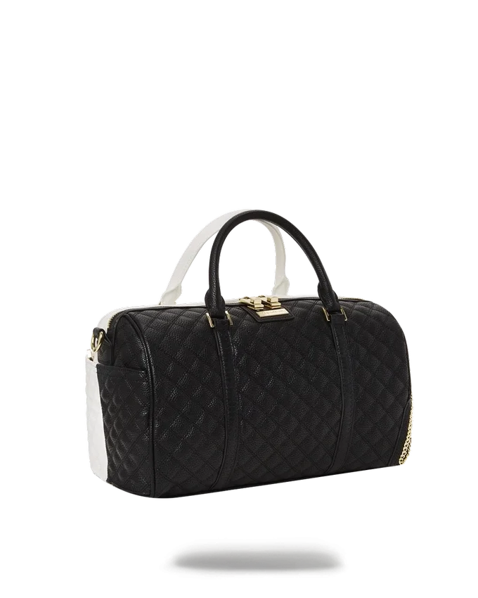 GEANTĂ MINI DUFFLE „Split Quilt Shark” DE NIVEL SUPERIOR