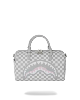 GEANTĂ MINI GENȚI DE VOIAJ TRICOTATE „Sharks In Paris” ÎN CULOARE CREM
