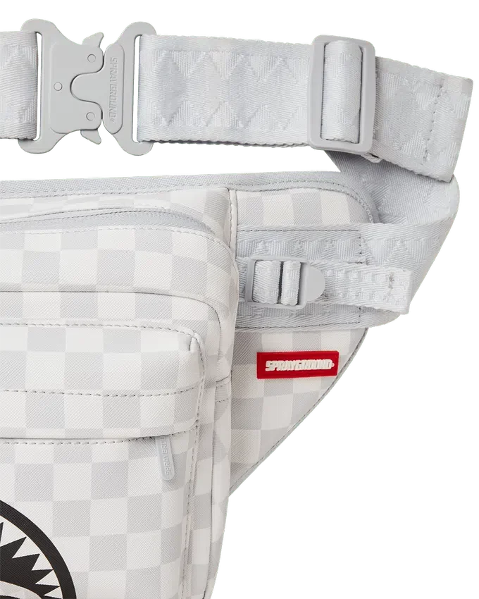GEANTA CROSSBODY CARGO „SPLIT THE CHECK” (PEARL)