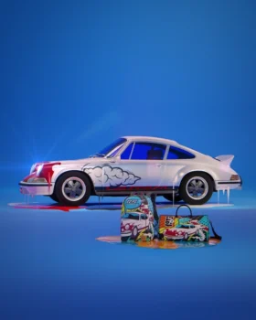 GENȚI DE VOIAJ PORSCHE 1972 COLLAB (PRODUS ÎN DOAR 1.911 DE EXEMPLARE)