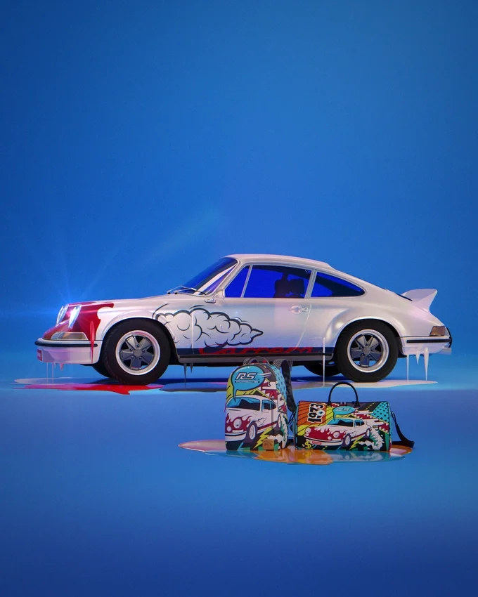 GENȚI DE VOIAJ PORSCHE 1972 COLLAB (PRODUS ÎN DOAR 1.911 DE EXEMPLARE)