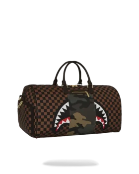 GENȚI DE VOIAJ „SHARKS IN PARIS” CU BUZUNAR EXTERIOR CU FERMOAR AURIU