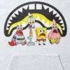 HANORAC CU GLUGĂ SPONGEBOB CREW SHARK (GRI DESCHIS)
