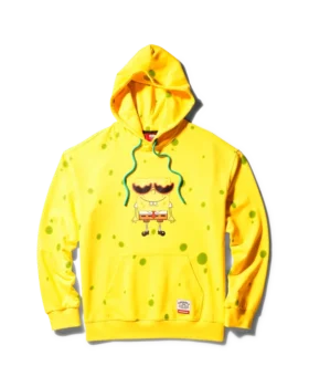 HANORAC CU GLUGĂ SPONGEBOB SPONGE (GALBEN)