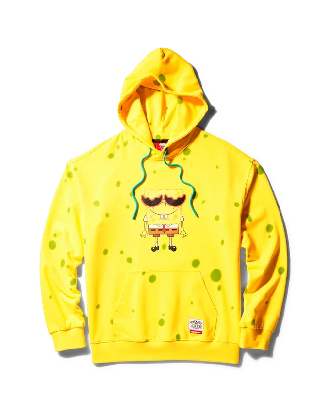 HANORAC CU GLUGĂ SPONGEBOB SPONGE (GALBEN)
