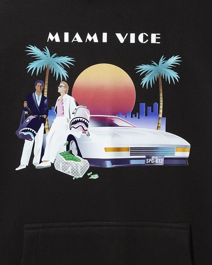 HANORAC MIAMI VICE (NEGRU)