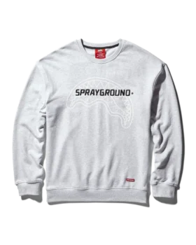 HANORAC SPRAYGROUND CU GULER ROND (GRI DESCHIS)