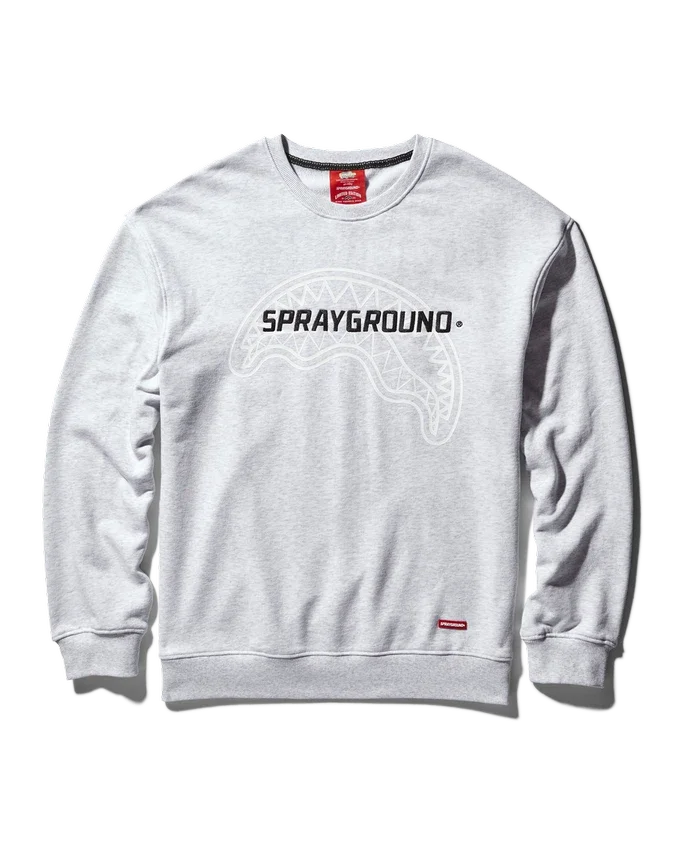 HANORAC SPRAYGROUND CU GULER ROND (GRI DESCHIS)