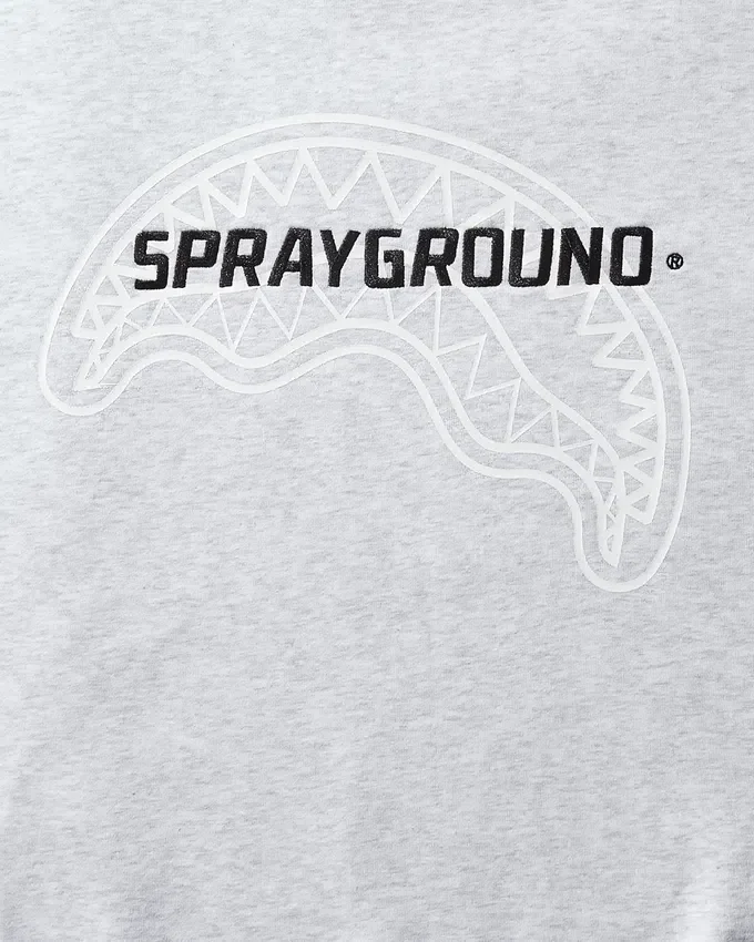 HANORAC SPRAYGROUND CU GULER ROND (GRI DESCHIS)