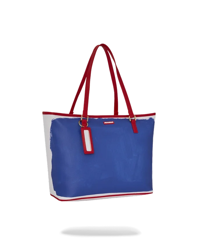 KEITH HARING THE BIG BLUE PURSE ART Sacoșă