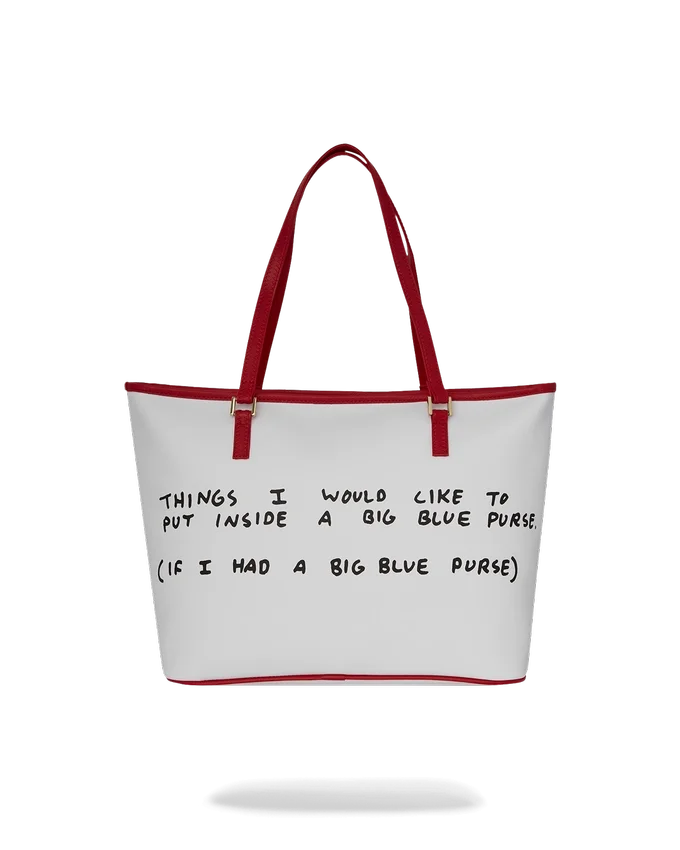 KEITH HARING THE BIG BLUE PURSE ART Sacoșă