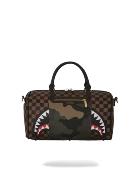 Mini Genți De Voiaj „Sharks In Paris” Cu Buzunar Exterior Cu Fermoar Auriu