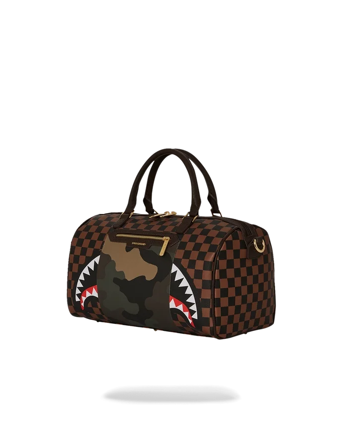 Mini Genți De Voiaj „Sharks In Paris” Cu Buzunar Exterior Cu Fermoar Auriu