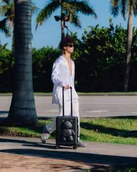MONEYBEAR MOGUL BAGAJ DE MÂNĂ CU CARCASĂ RIGIDĂ (NEGRU)