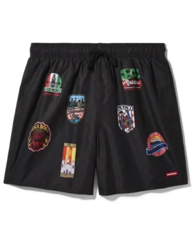 ȘORT DE COSTUME DE BAIE GLOBAL MOGUL BILLIONAIRE