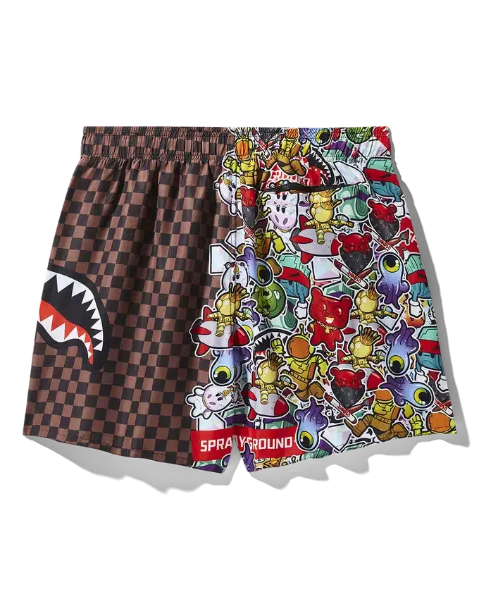 ȘORT DE COSTUME DE BAIE STICKER CREW