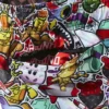 ȘORT DE COSTUME DE BAIE STICKER CREW