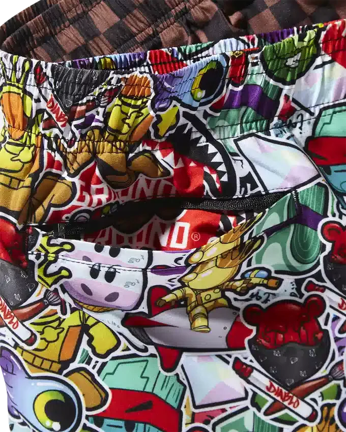 ȘORT DE COSTUME DE BAIE STICKER CREW