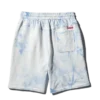 ȘORTURI DIN TRICOT TIE-DYE (ALBASTRU)