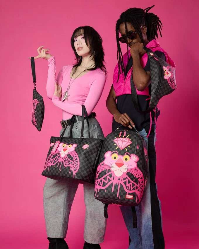 PANTERA ROZ DIAMANT Shark Savvy Crossbody