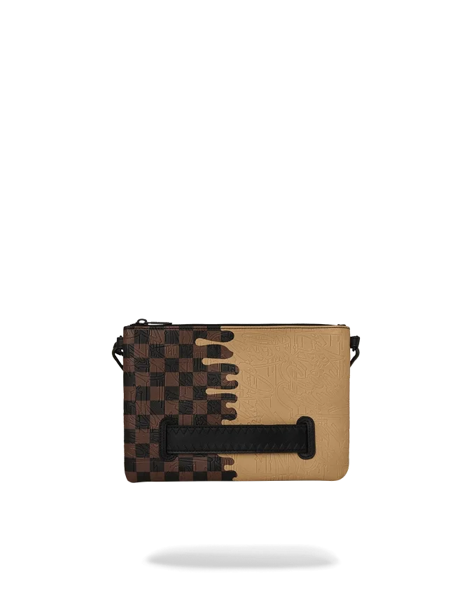 POȘETĂ CROSSOVER CU EFECT DE PICĂTURI DE DESIGNER