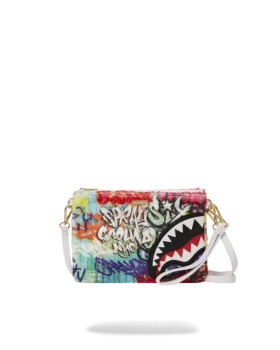 POȘETĂ CROSSOVER „LE MONDE DES GRAFFITIS”