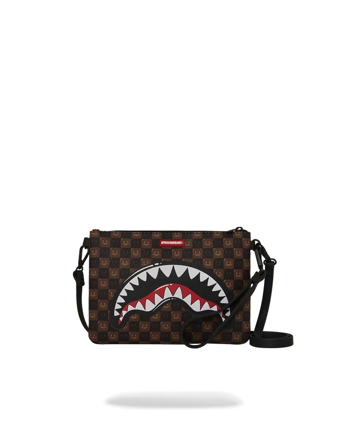 POȘETĂ CROSSOVER „Sharks in Paris Grin & Grind”