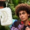 RIVIERA LE BLANC GOLD CHAIN SHARK Genți De Cosmetice