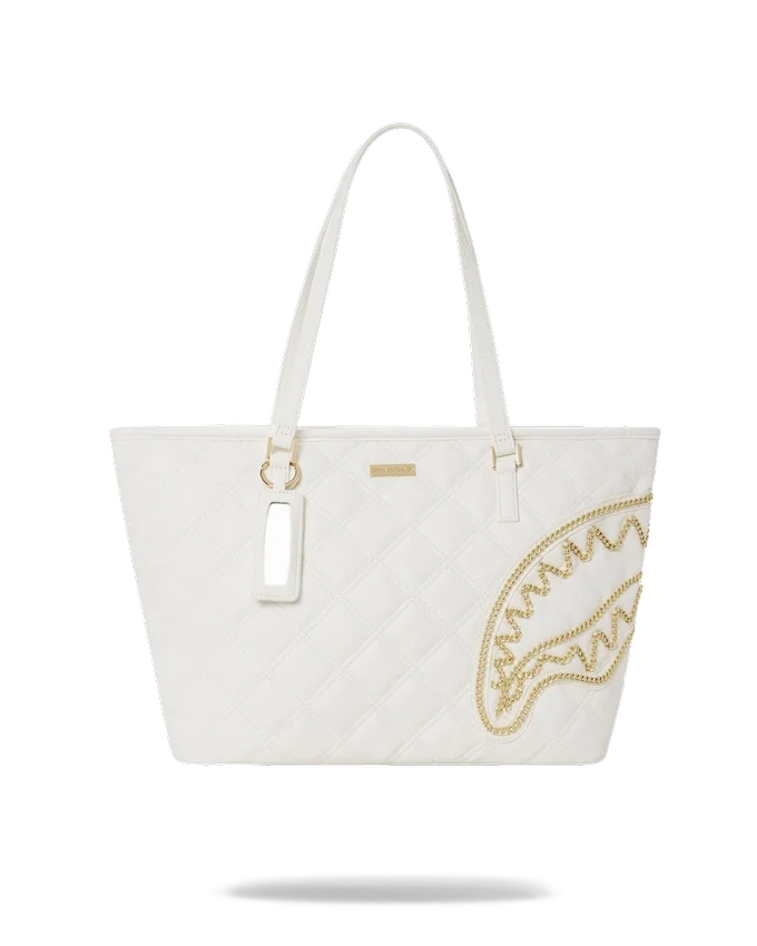 RIVIERA LE BLANC GOLD CHAIN Shark Sacoșă