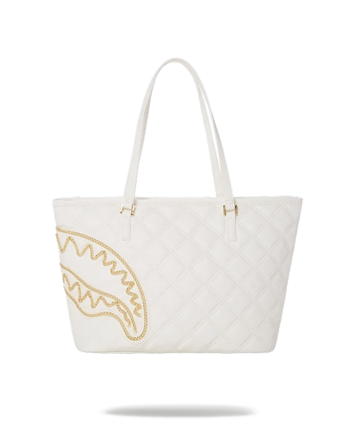 RIVIERA LE BLANC GOLD CHAIN Shark Sacoșă